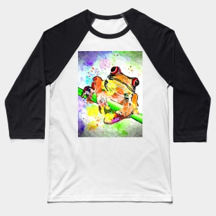 Red Eyed Tree Frog Baseball T-Shirt